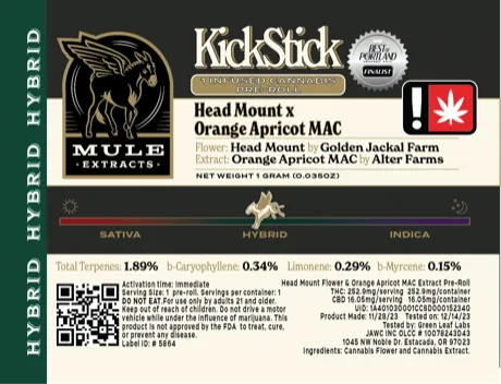 Head Mount x Orange Apricot MAC KickStick